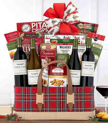 Holiday Wine Basket