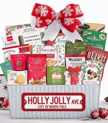 Holly Jolly Christmas Gift Basket