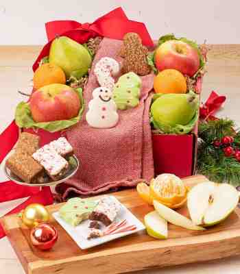Holly Jolly Fruit & Bakery Box