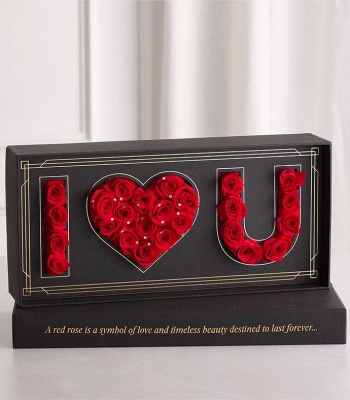 I Love You Preserved Roses