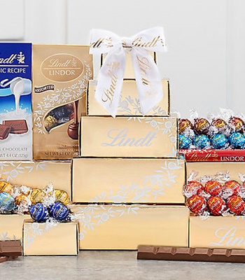 Lindt Chocolate Gift Tower - Deluxe