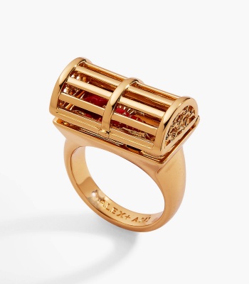 Lobster Boil Hinged Cage Ring