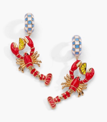 Lobster Boil Statement Earring
