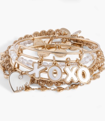 Love XOXO Bangle Set of 5