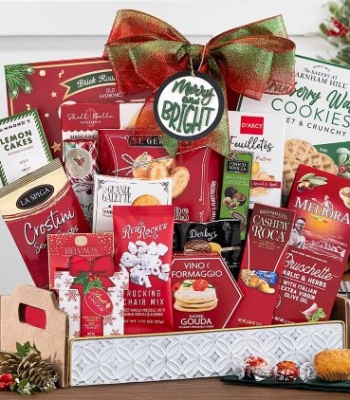 Merry and Bright Gourmet Gift Basket