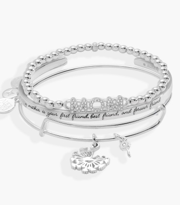 Mom Dandelion Bangle Set of 3