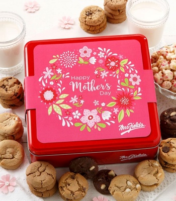 Mrs. Fields Mother's Day Petal Perfect Medium Combo Tin
