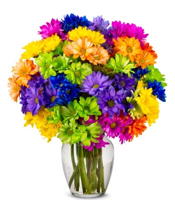 Neon Glow Pom Bouquet