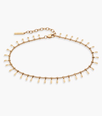 Paddle Tassel Chain Anklet