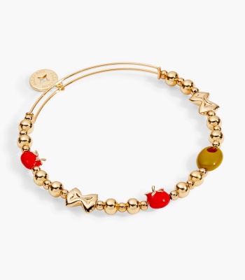 Pasta Girl Beaded Bangle