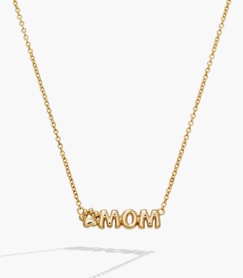 Pet Mom Nameplate Necklace