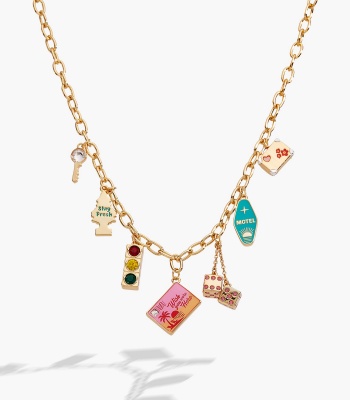 Road Trip Multi-Charm Necklace