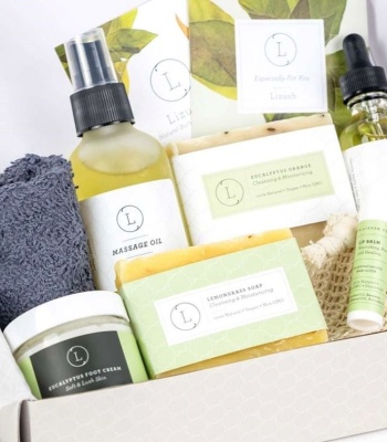 Self Care Kit For Men 1 Dad Grooming Eucalyptus Gift Box