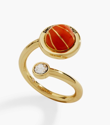 'Shoot Your Shot' Basketball Open Fidget Ring