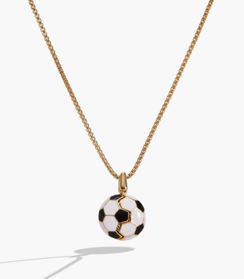 Soccer Ball "Control The Ball, Command The Game" Locket Necklace