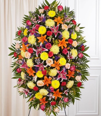 Sympathy Standing Spray - Bright