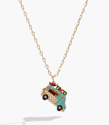 Taco Truck Locket Necklace