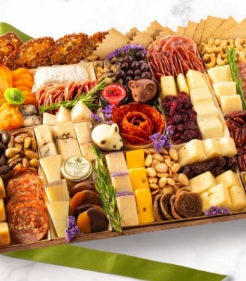 The Ultimate Artisan Charcuterie Board: 6 Cheeses, 4 Salami & Gourmet Pairings