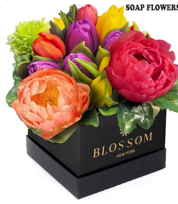 Tulip & Peony Ranunclus Soap Flowers