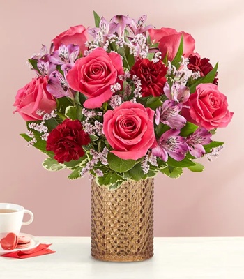 Valentine's Day Romantic Flower Arrangement