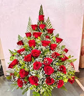 Red Roses Arrangement - 24 Red Roses