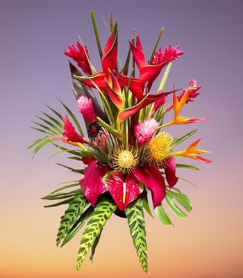 Tropical Flower Arrangement