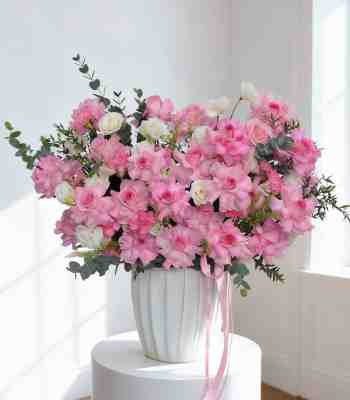 Birthday Party Floral Centerpiece