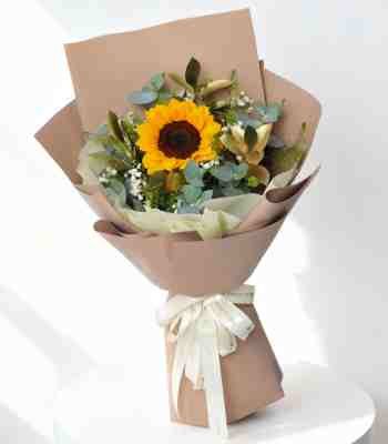 Cheerful Good Luck Flowers