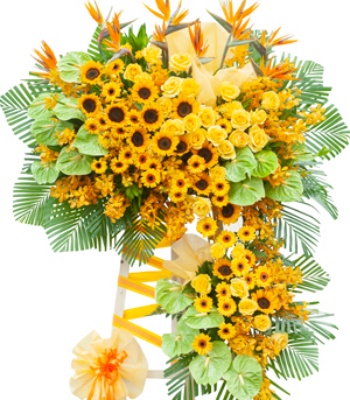 Grand Opening Flowers - Yellow Color