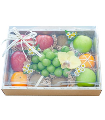 Grapes Kiwi Orange Fruit Box