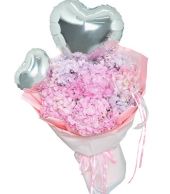 Pink Hydrangea Bouquet