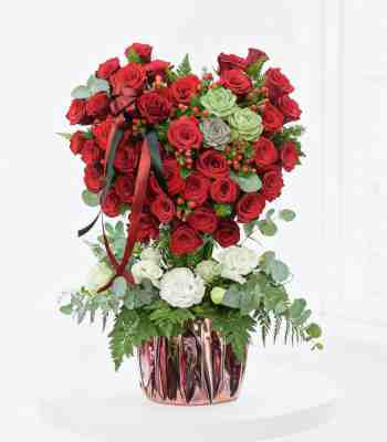 Romantic Red Roses Arrangement