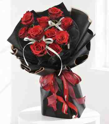 Red Roses Bouget Romantic Red Roses | Vietnam Flower Delivery