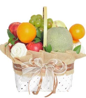 Seasonal Fruit in a fancy Basket