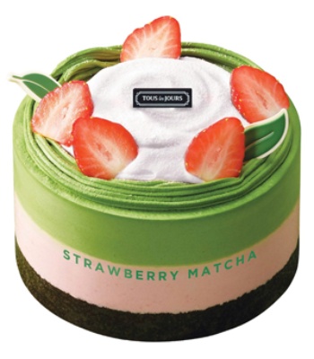 Strawberry & Matcha Mousse