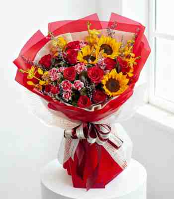 Valentine's Wishes Flowers
