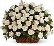 Sympathy Flower Basket